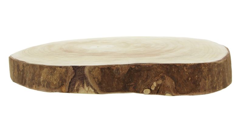 Baumscheibe "Wood" ca. Ø 40 x 5 cm, ohne Deko