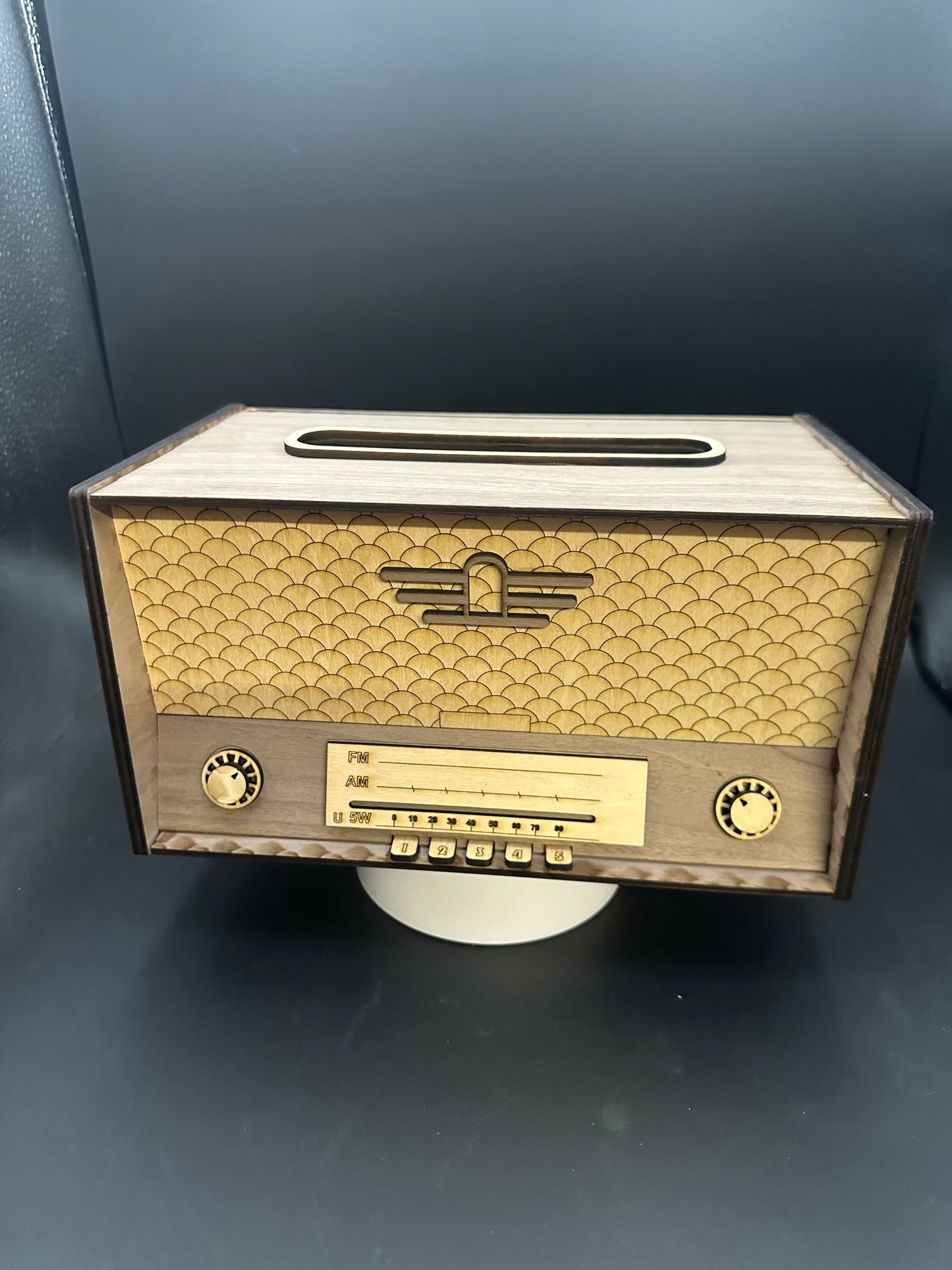 Taschentuchbox "RETRO RADIO" der absolute Blickfang