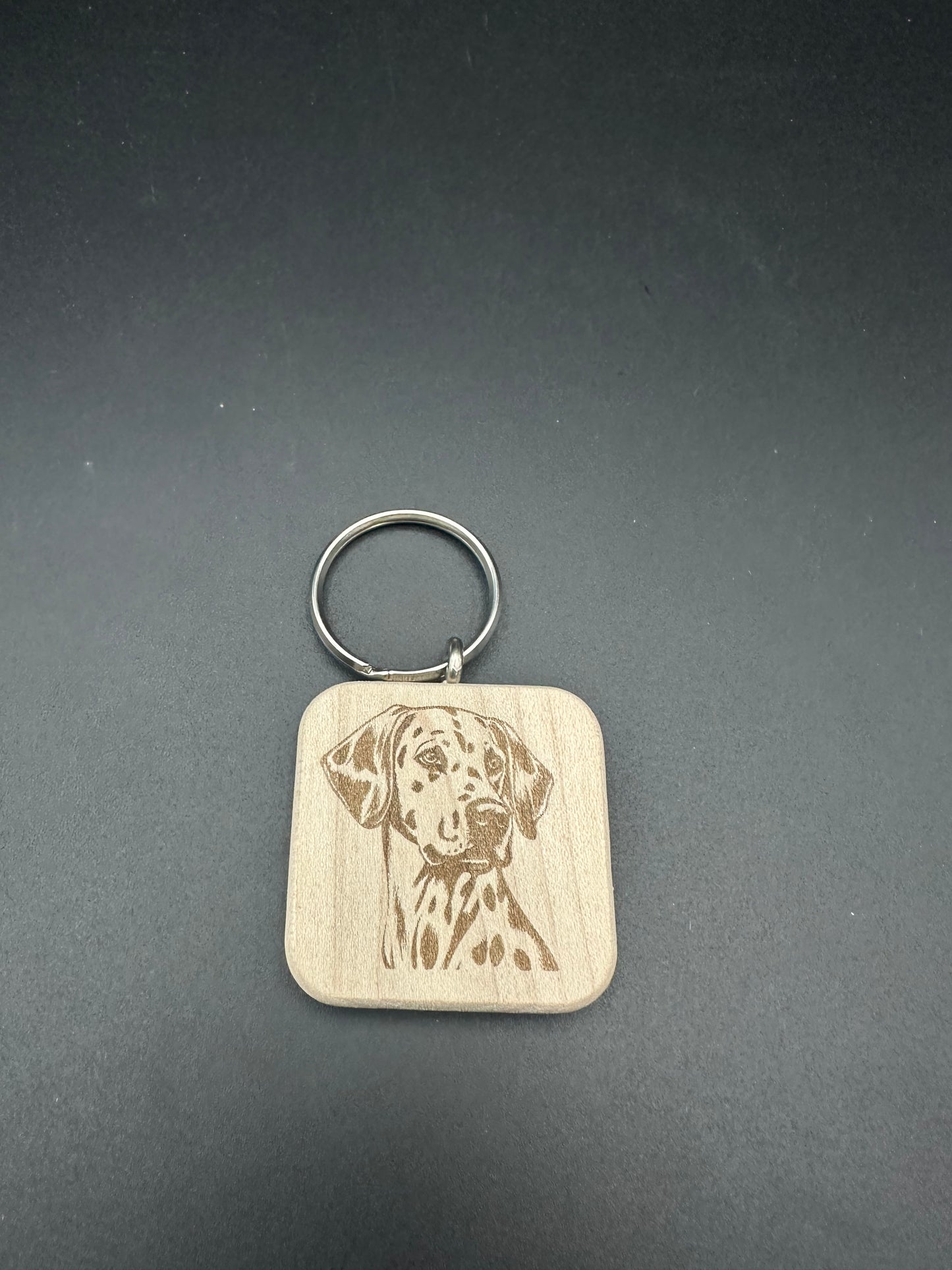 Holzschlüssel Anhänger Ahorn massiv Hunderassen