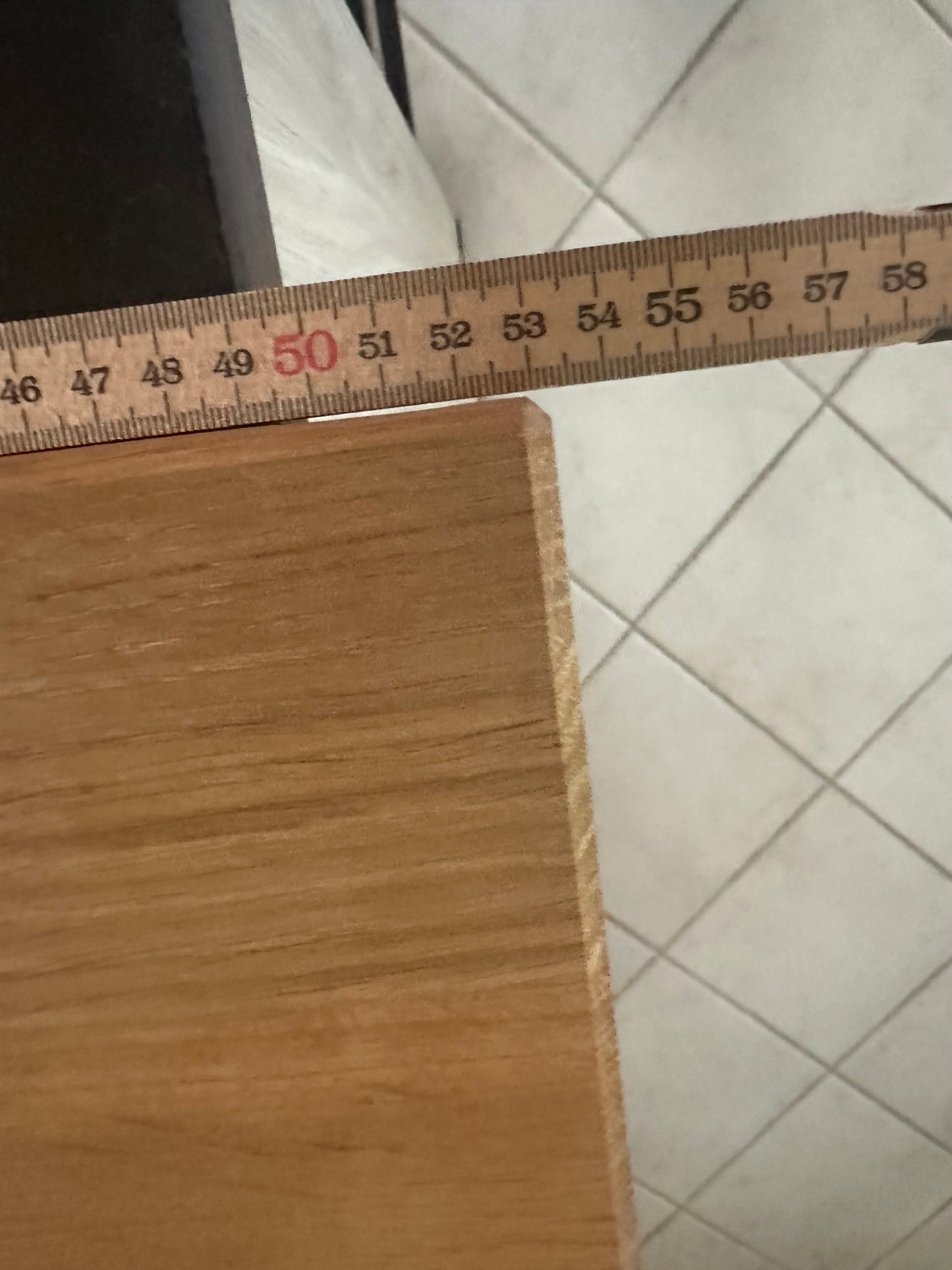 Backbrett / Arbeitsbrett Eiche Hochwertiges Arbeitsbrett incl. Anschlagkante