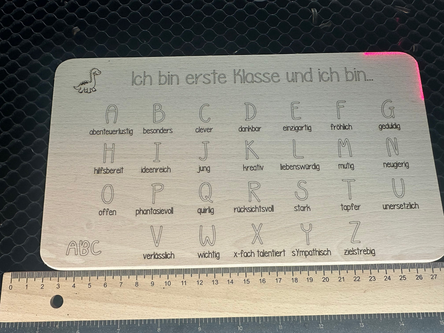 Vesper Brettchen „Mein erstes ABC"