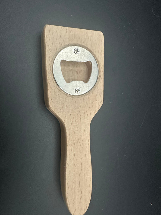 Flaschenöffner Buche massiv "Pinsel"