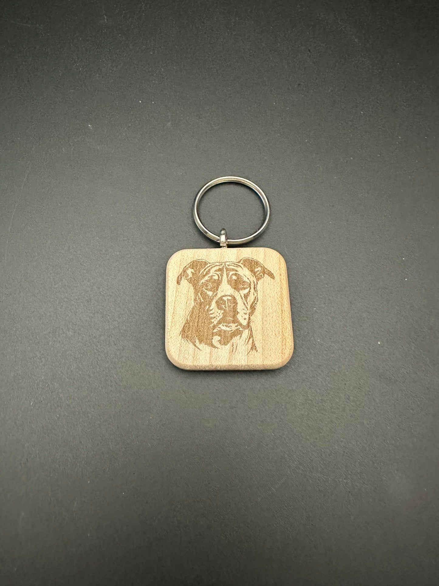 Holzschlüssel Anhänger Ahorn massiv Hunderassen