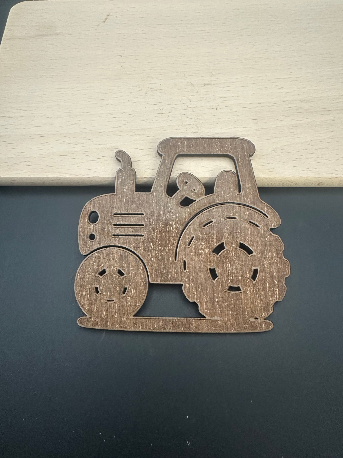 Holz Magnet Set Bauernhof aus Eiche – geölt mit Leinöl 7 teilig