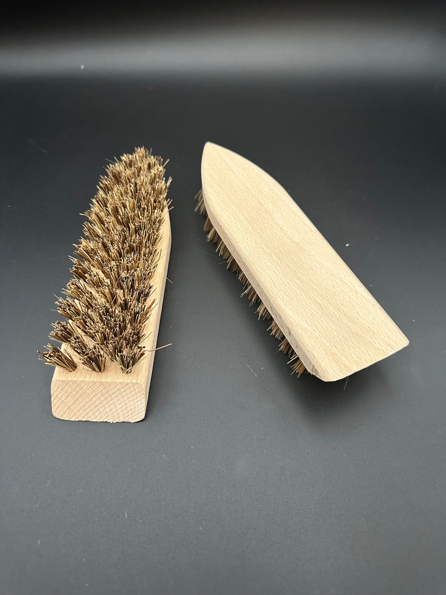Holz Schmutzbürste / Schuhbürste mit UNION Natur Borsten
