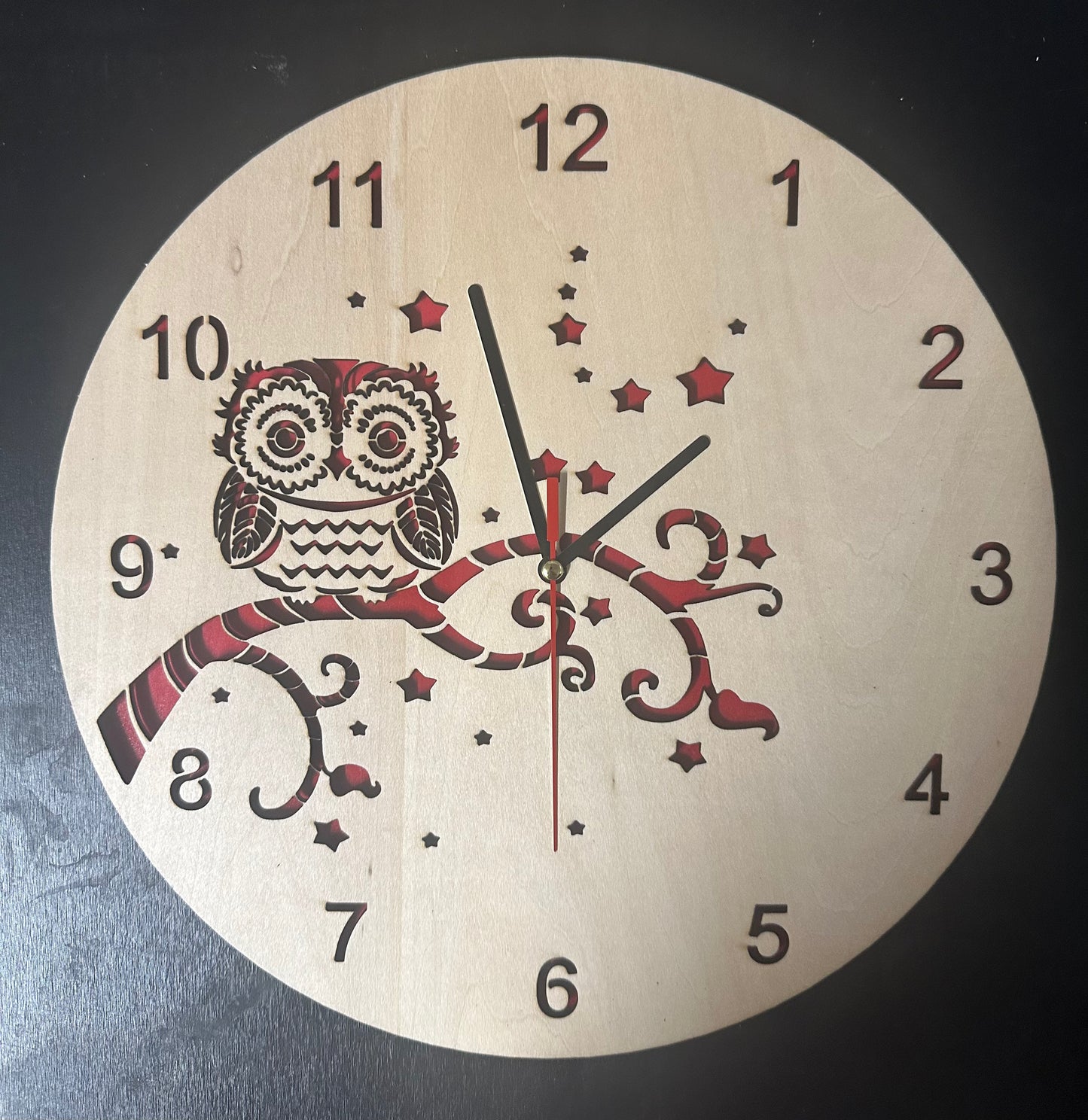 Wanduhr „Eule“