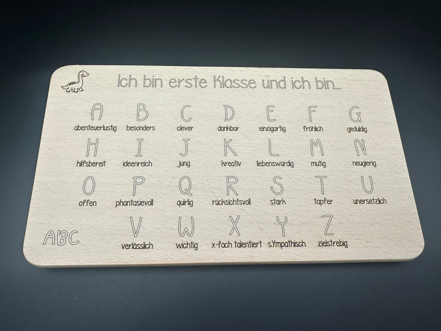 Vesper Brettchen „Mein erstes ABC"