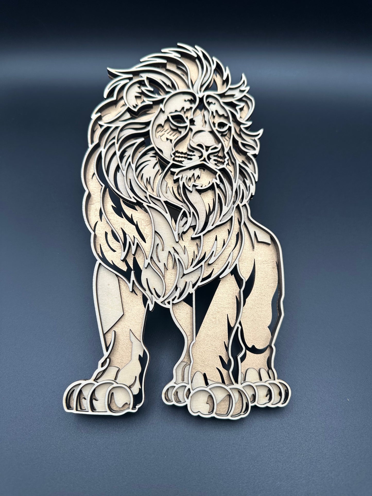 Wandbild 3d „Löwe“