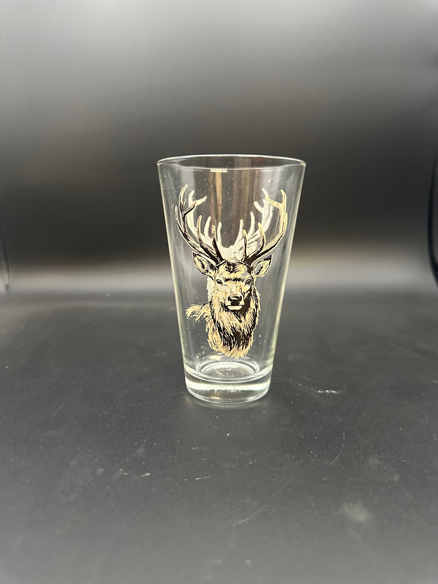 Hirsch Motiv Trinkglas 250ml Saft-Glas hochwertiger Druck
