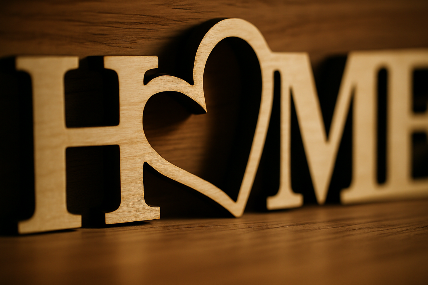 Detail-Aufnahme der Holzmaserung und Verarbeitung