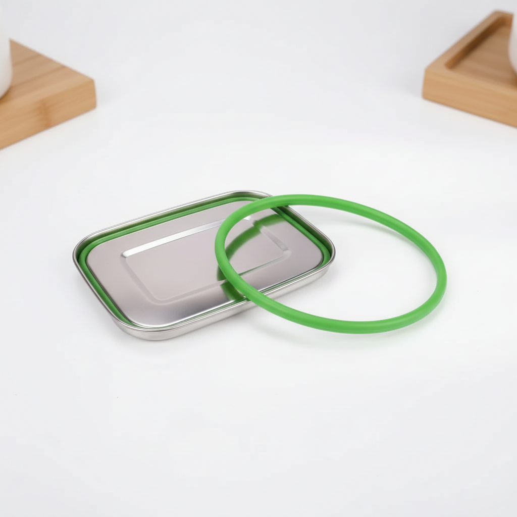 Ersatzgummi Grün für Lunchbox - verschönert