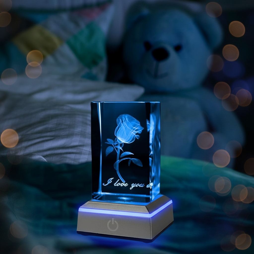 LED Lichtsockel Silber Lifestyle
