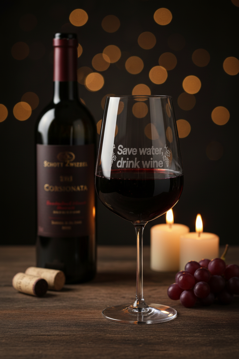 Schott Zwiesel Passionata – Save Water drink Wine