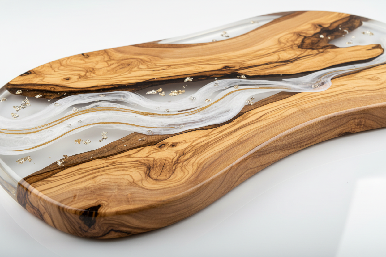 Epoxidharz mit und ohne Holz