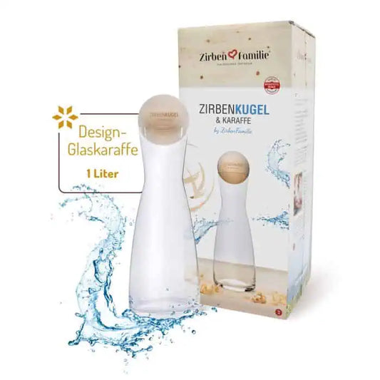 Original ZirbenKugel Set mit Spiegelau-Karaffe 1 l |