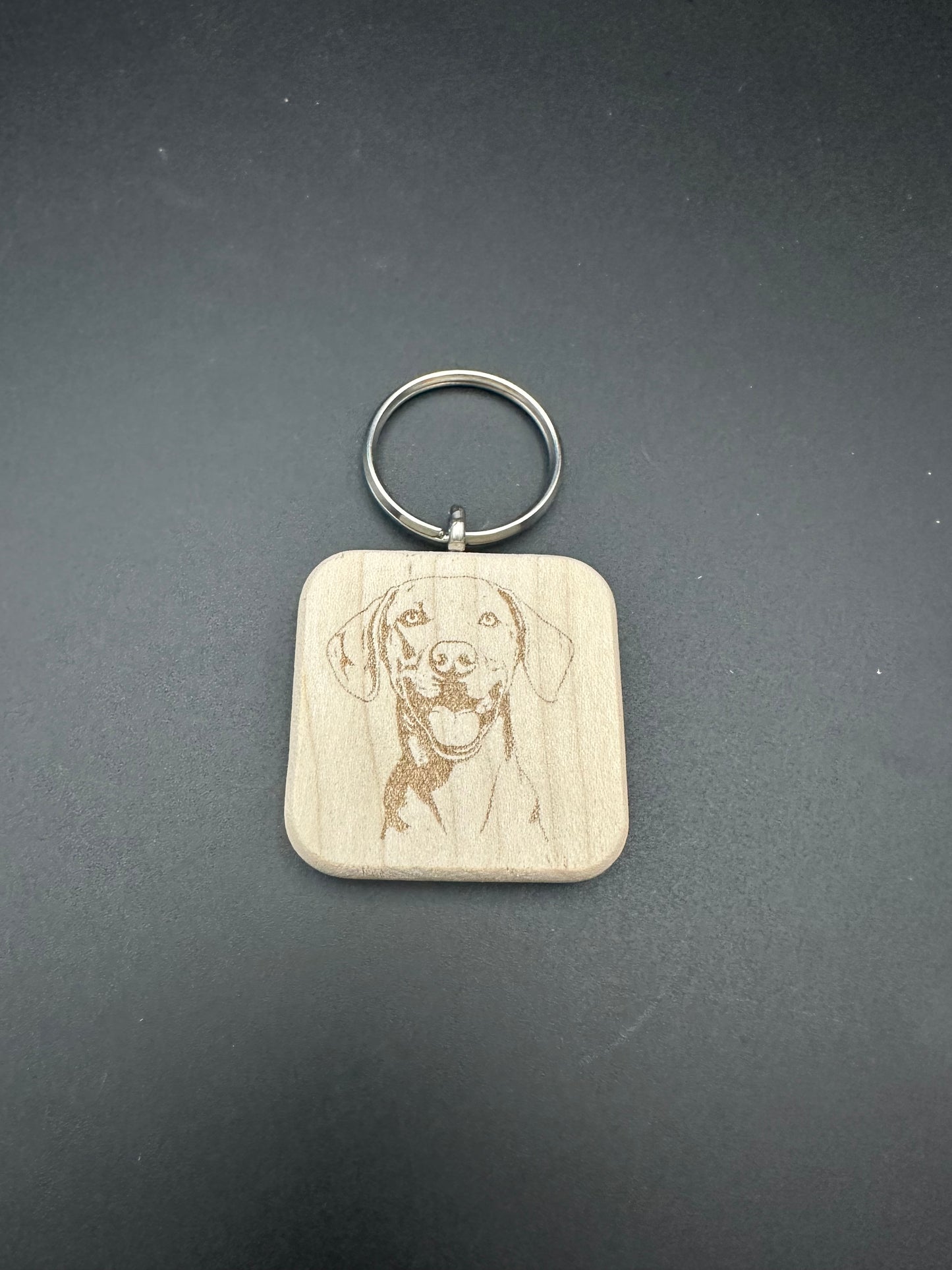 Holzschlüssel Anhänger Ahorn massiv Hunderassen