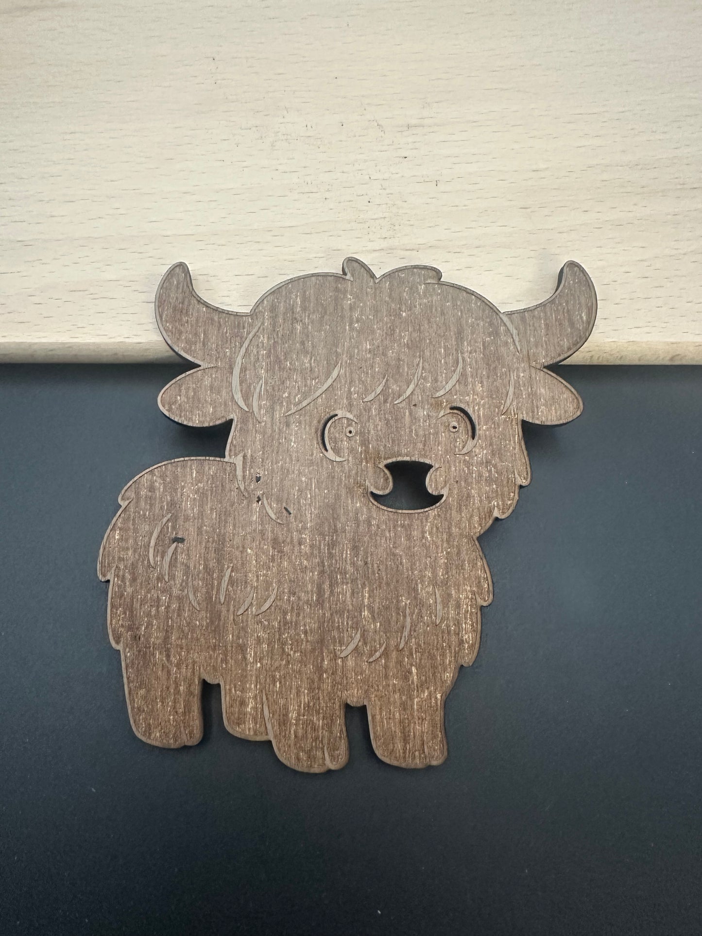 Holz Magnet Set Bauernhof aus Eiche – geölt mit Leinöl 7 teilig