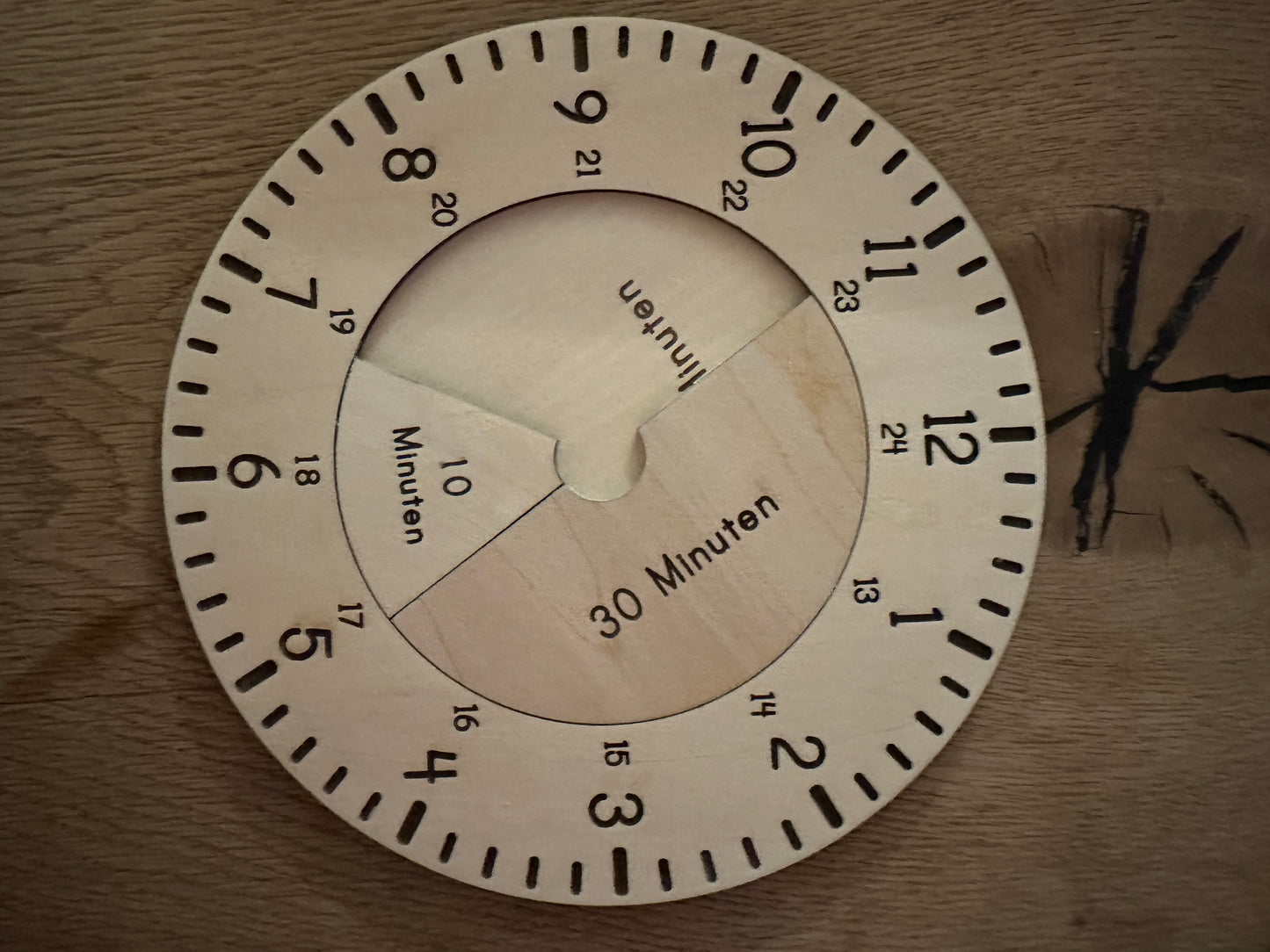 Lernuhr Spieluhr 28 teilig