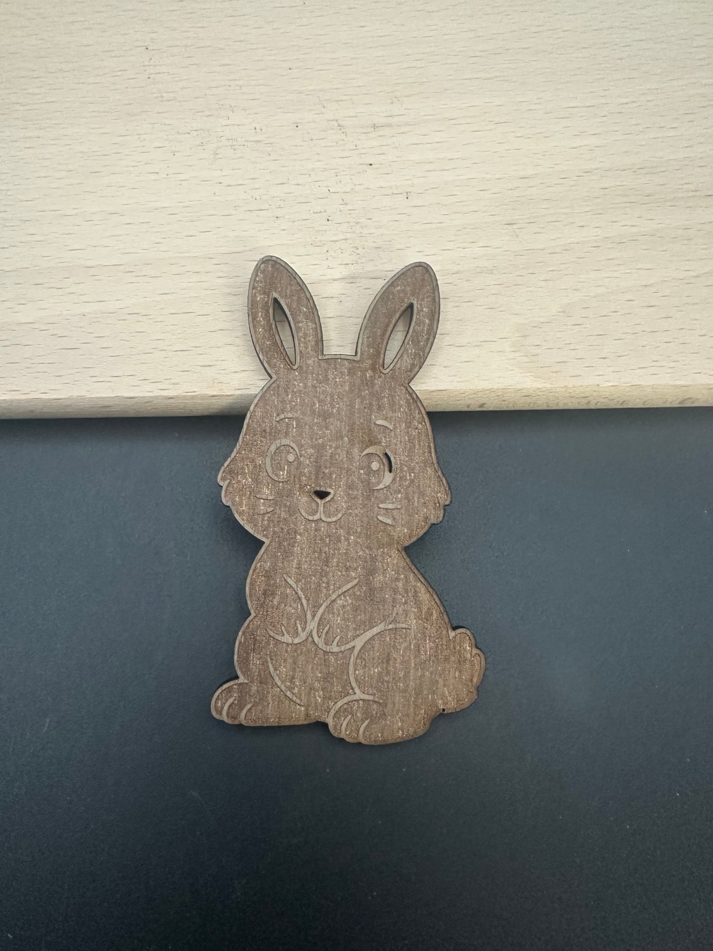Holz Magnet Set Bauernhof aus Eiche – geölt mit Leinöl 7 teilig