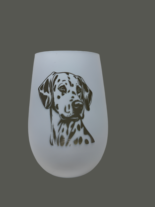Windlicht Glas „Dalmatiner“