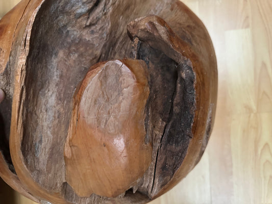 Holz Teak Kugel Massiv ca. 400mm Durchmesser ein Traum