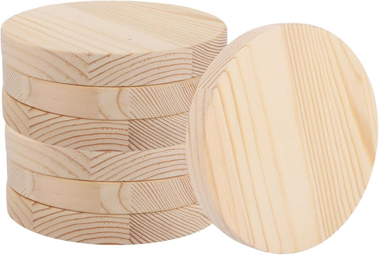 Holzscheiben 15 cm oder 20 cm– Baumscheiben aus Kiefernholz, rund, 20 mm stark incl. Wunschmotiv