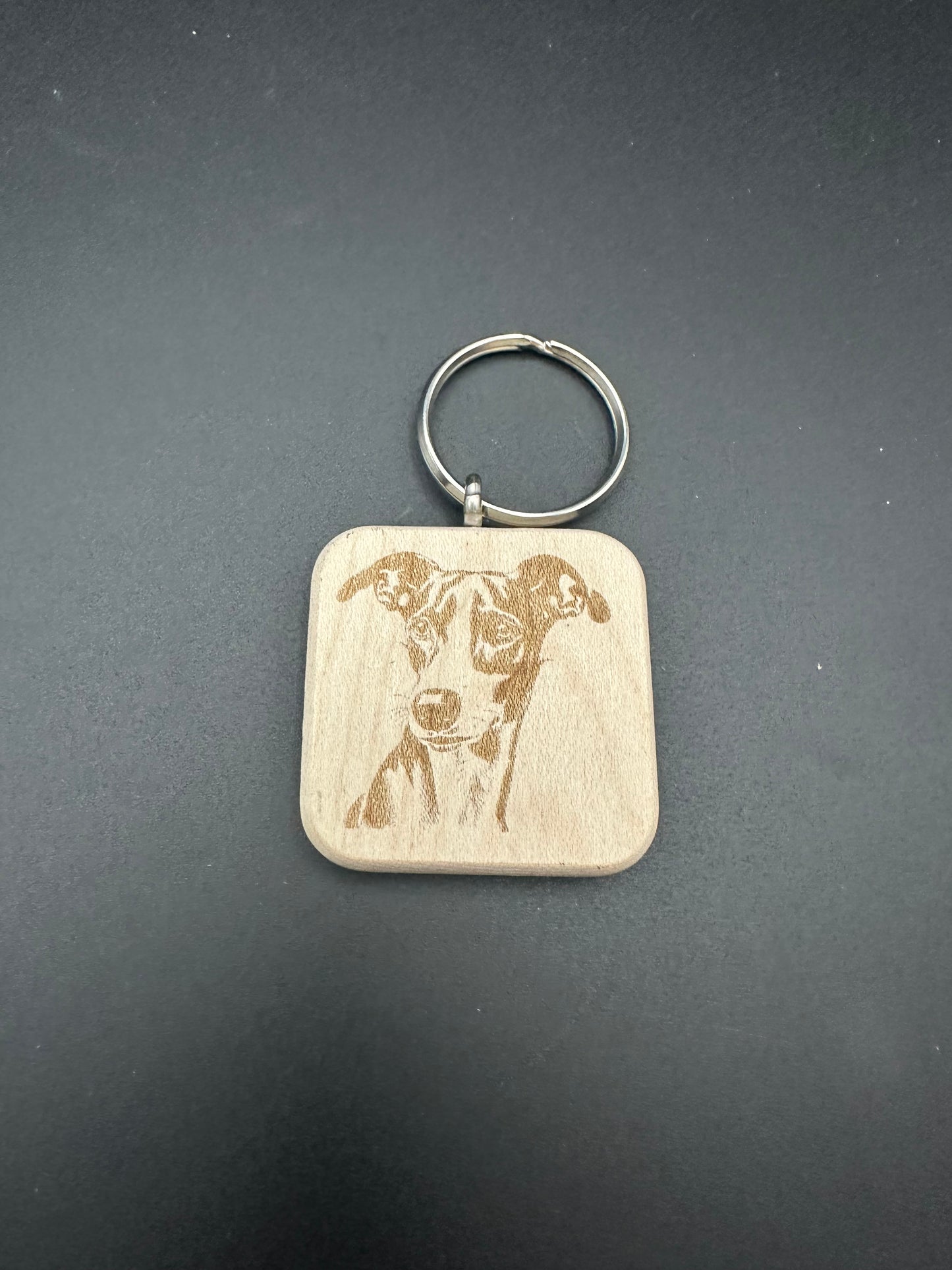 Holzschlüssel Anhänger Ahorn massiv Hunderassen