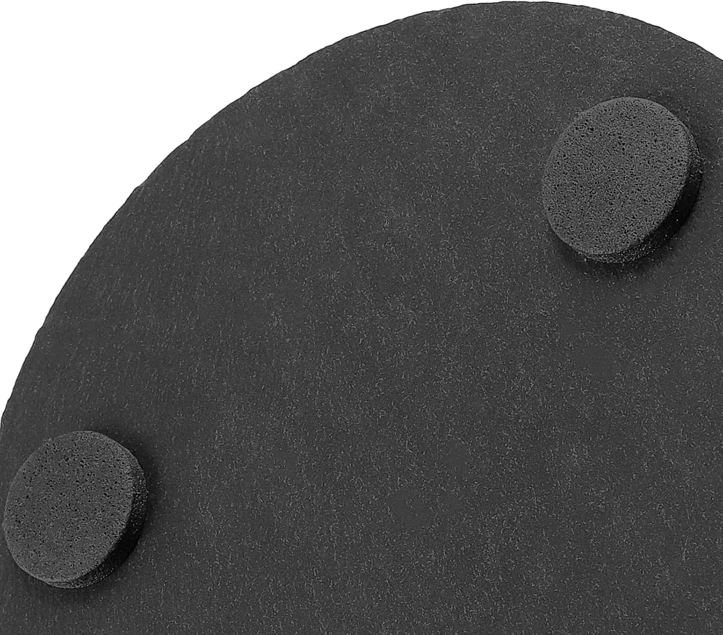 Schiefer Untersetzer Rund 10cm – Schwarze Schieferplatte mit Wunschgravur