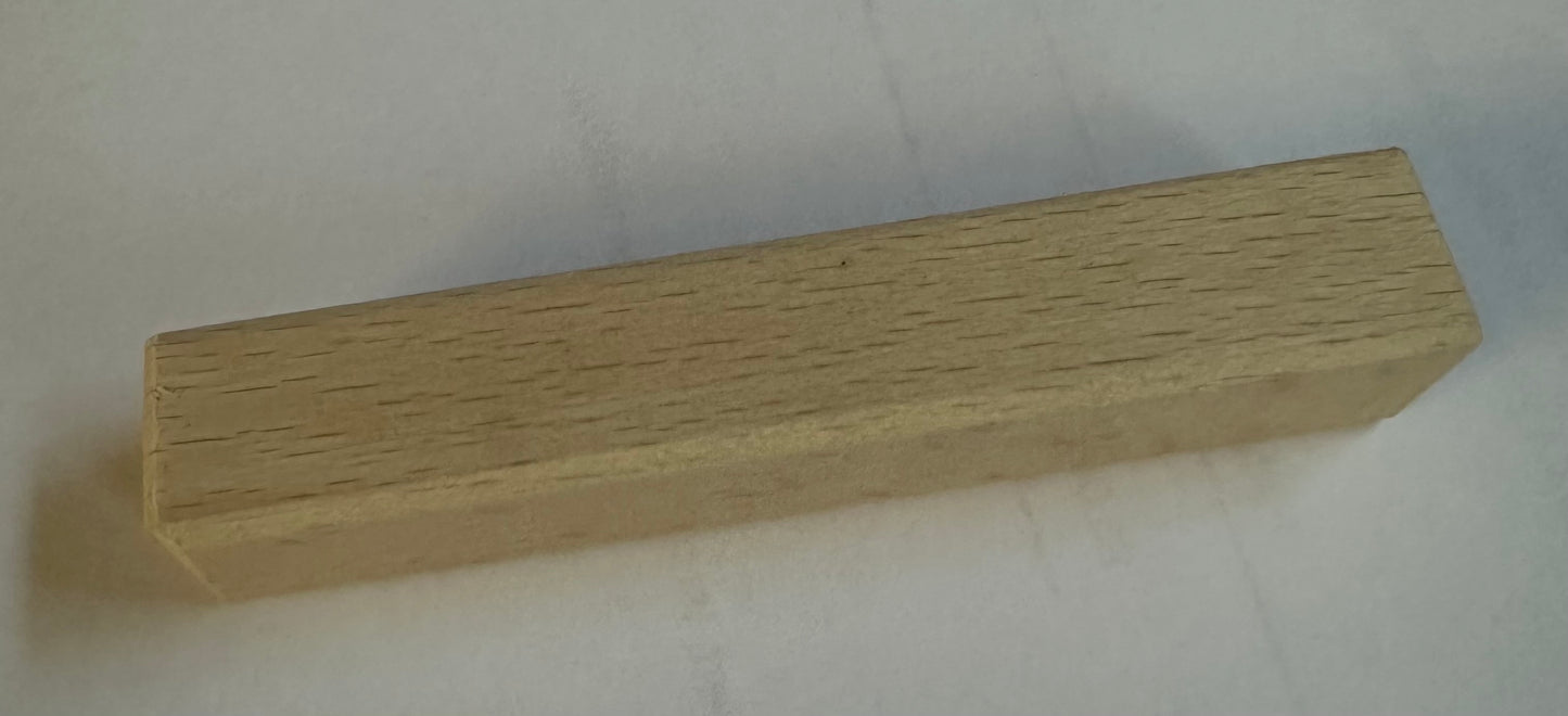 Schlüsselanhänger Holz Eiche oder Buche 70mm Länge 13x13mm Wunschtext und oder LOGO