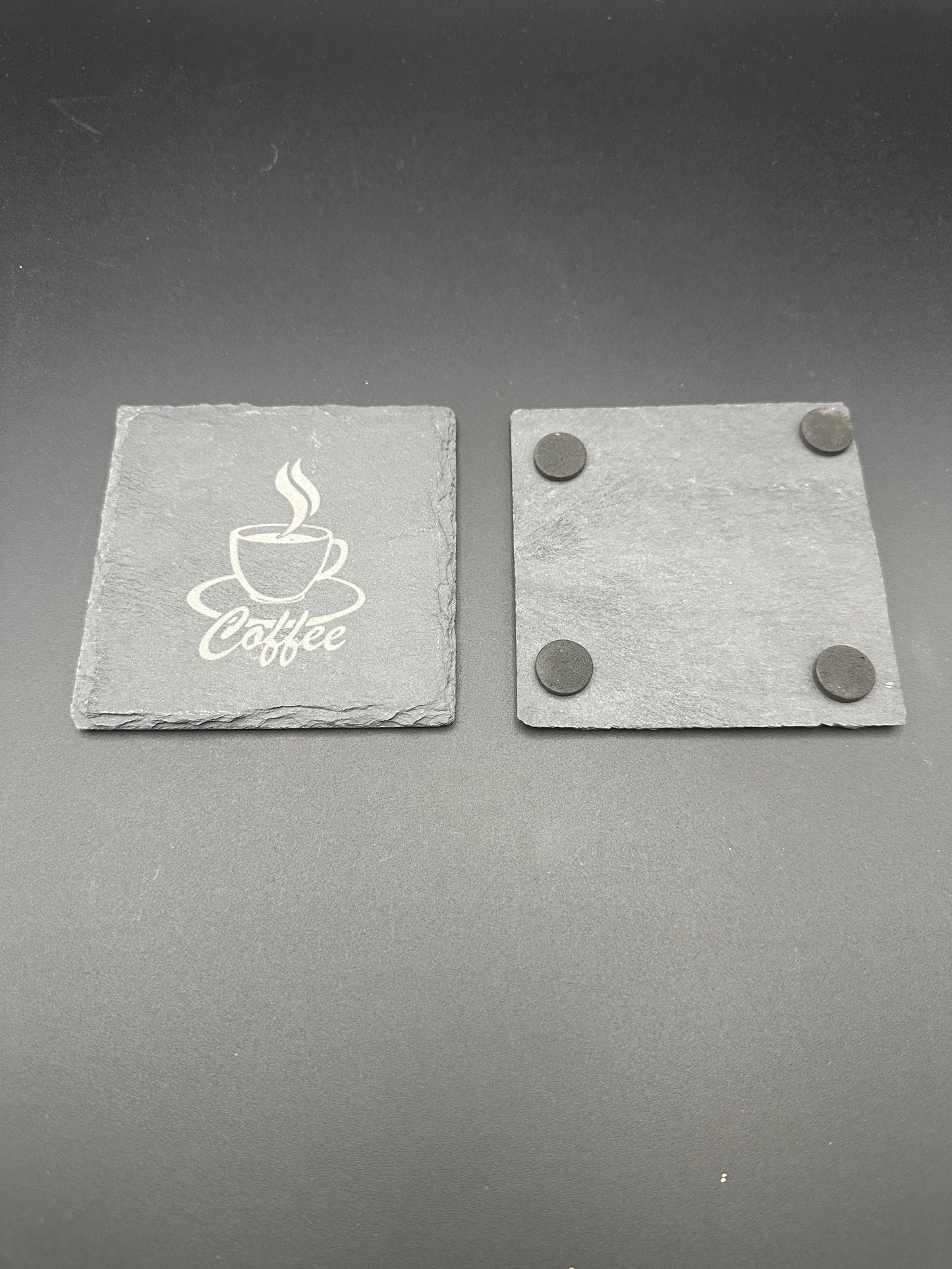 Schieferuntersetzer "Coffee"