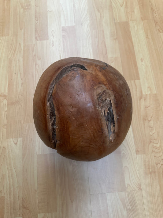 Holz Teak Kugel Massiv ca. 300mm Durchmesser ein Traum