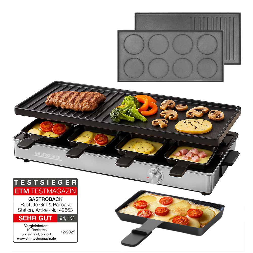 Raclette Grill & Pancake Station