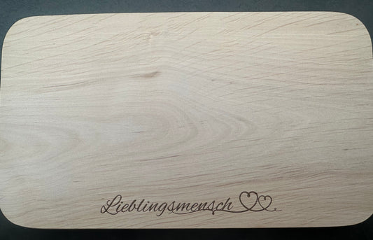 Vesper Brettchen „Lieblingsmensch“