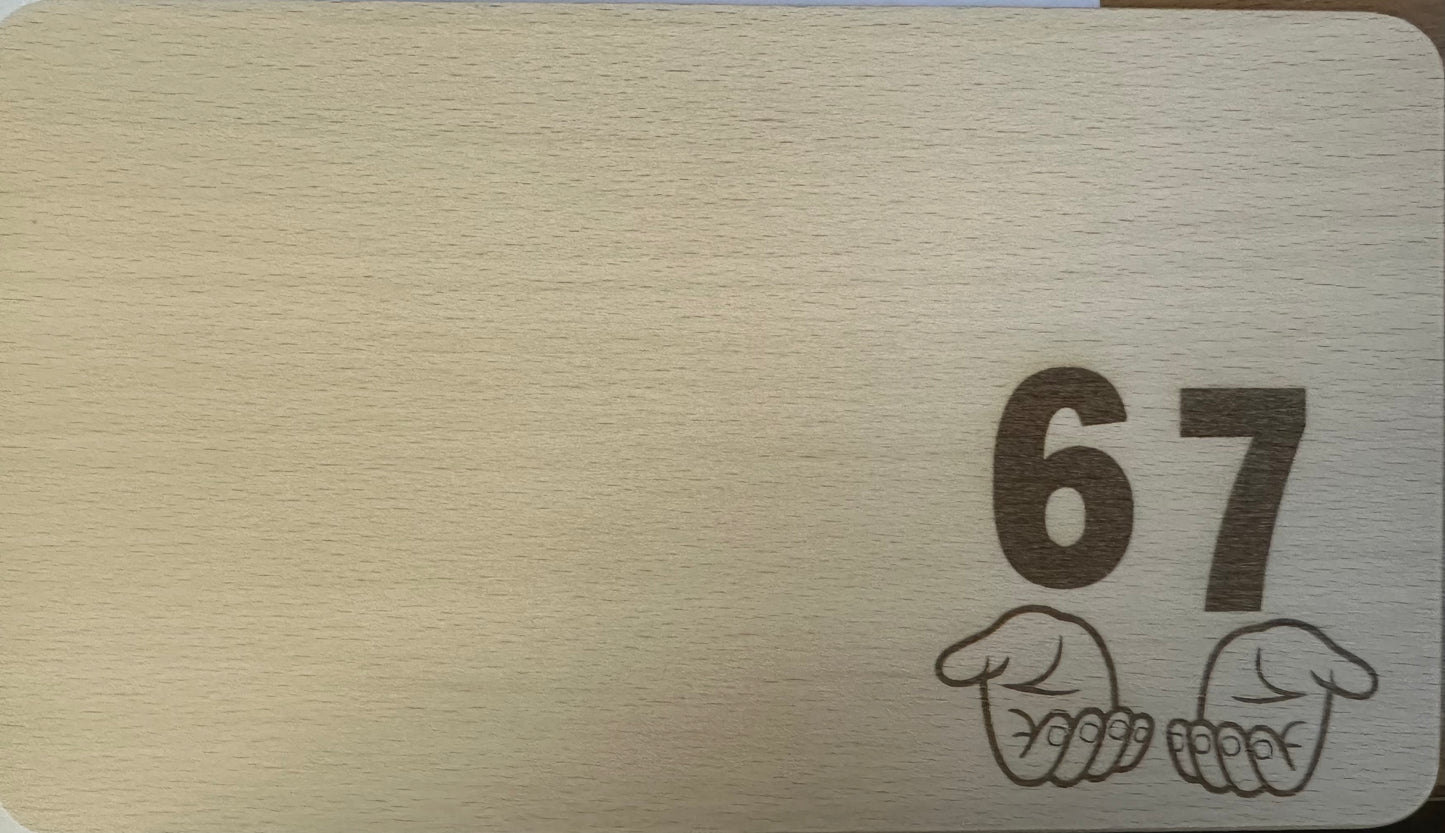 Buche Vesperbrettchen Trend 67 Größe 255x150mm