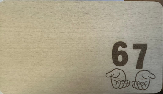 Buche Vesperbrettchen Trend 67 Größe 255x150mm