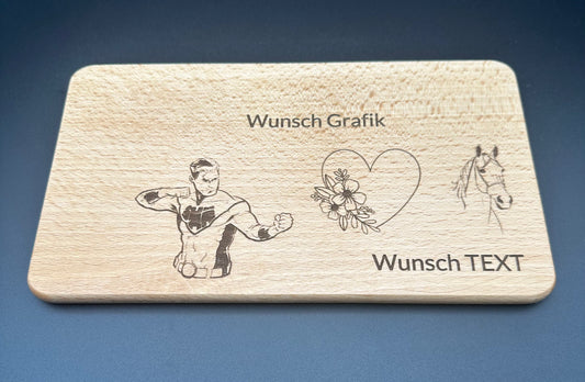 Vesper Brettchen "Wunschmotiv" Mengenrabatt