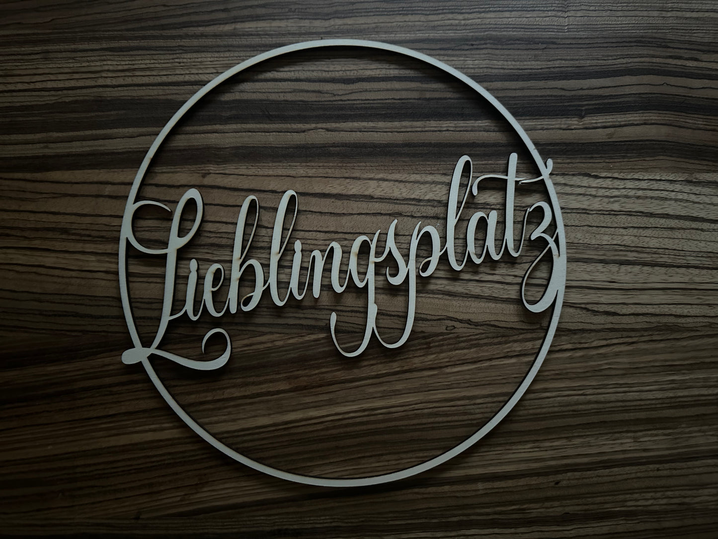 Wandbild gefräst 280mm - Individuelles Holzwandbild | Holzdesign & Lasertechnik