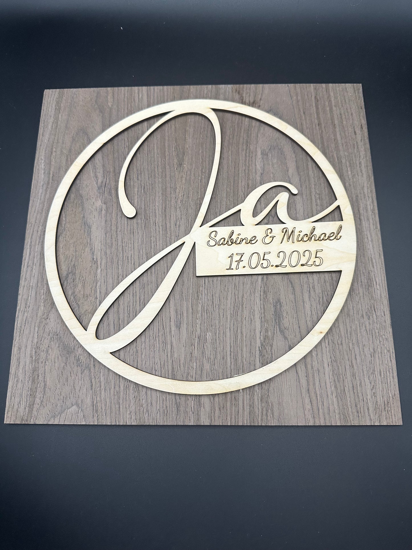 Hochzeits-Schild 3d Modell