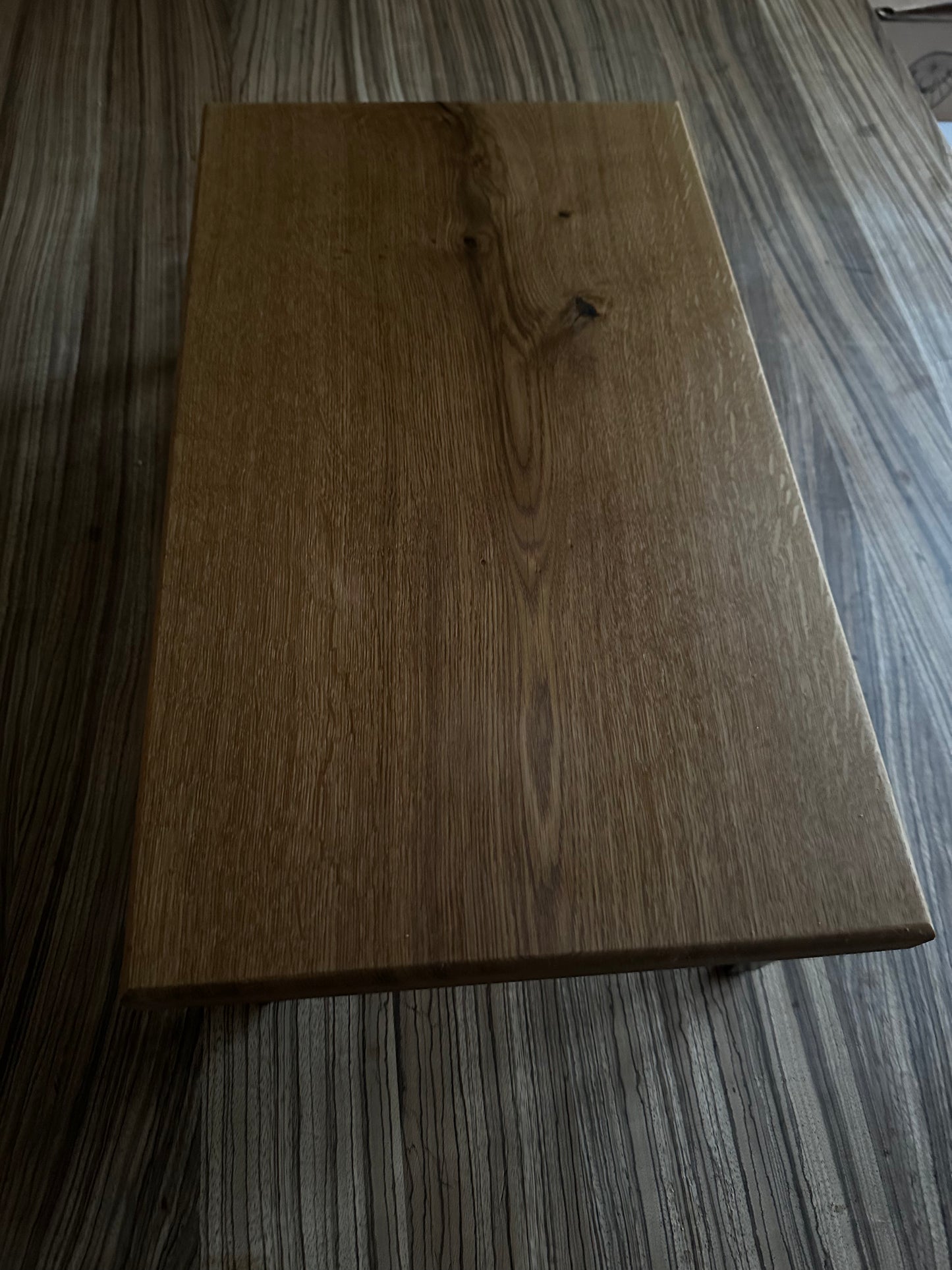 Raclette Board / Raclette Tisch massiv Eiche mit Waldkante / ohne Waldkante