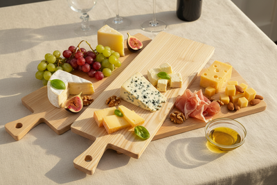 Baguettebrett elegant dekoriert