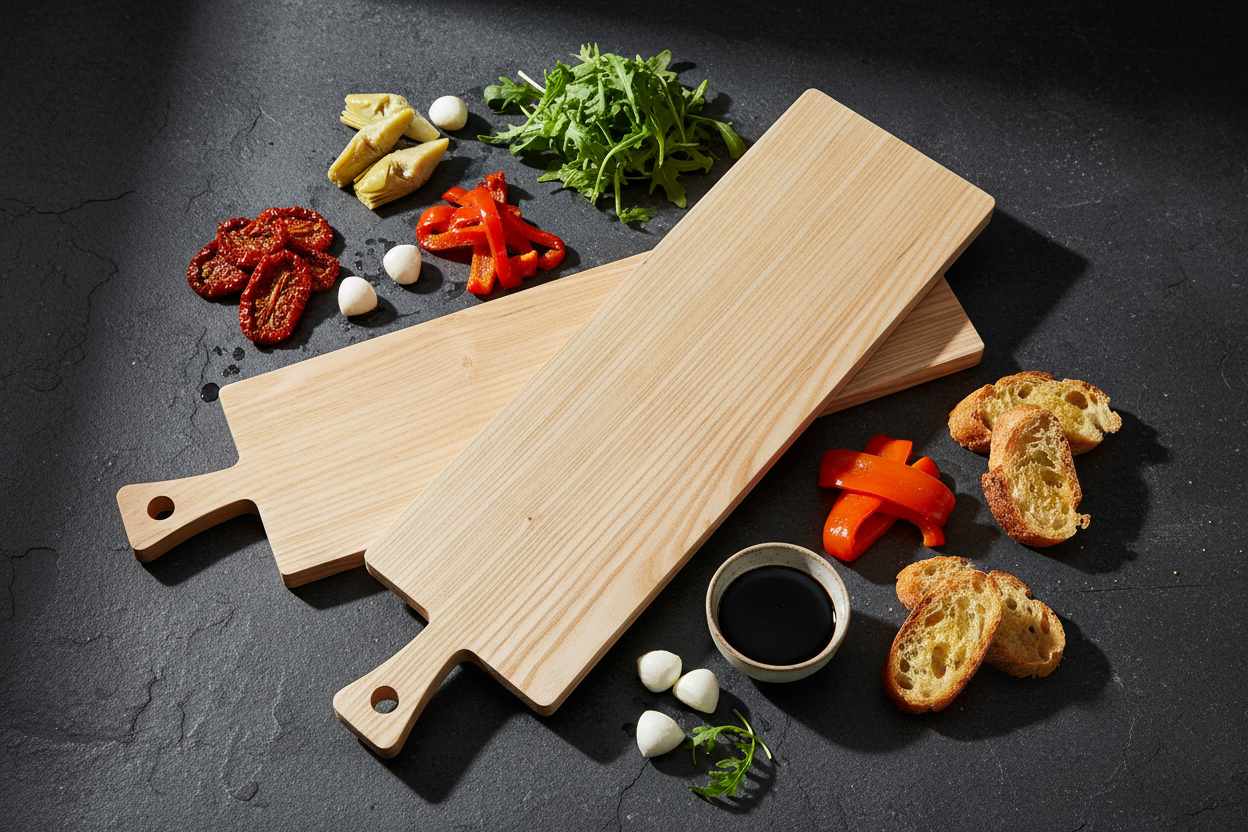 Baguettebrett modern dekoriert