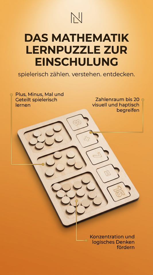 Mathematik Lernpuzzle Einschulung