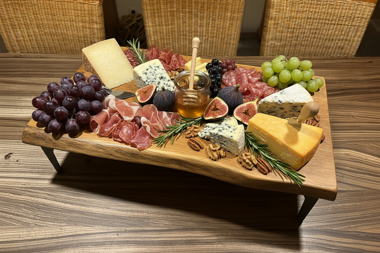 Dekoriertes Servier Board
