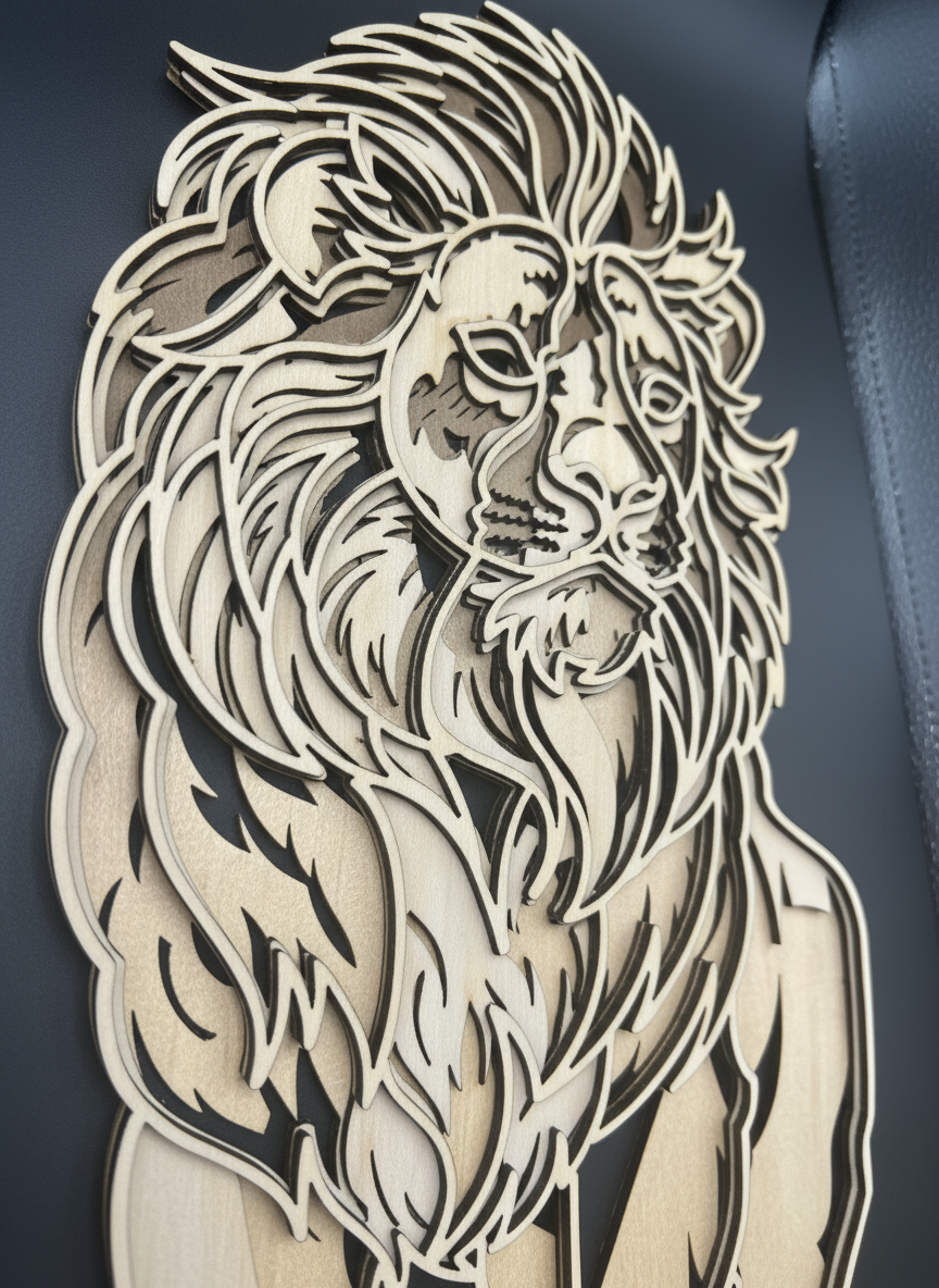 Detail der 3D-Handwerkskunst