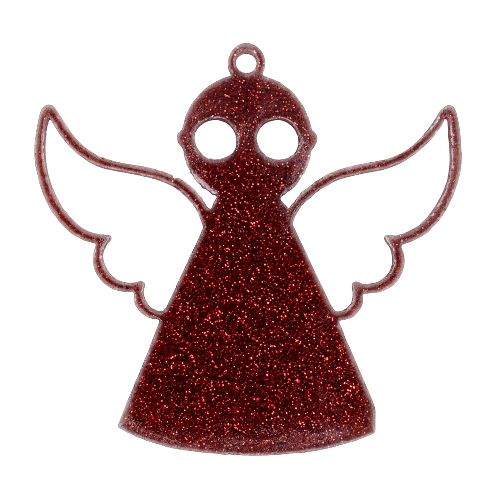 Freigestellter Glitzer-Engel