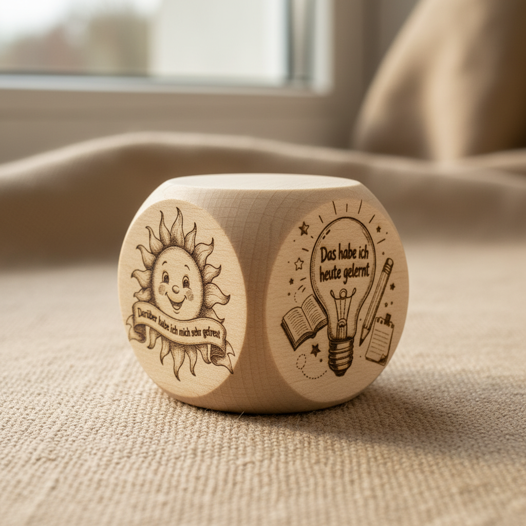 Holzwürfel Erzählwürfel Lifestyle