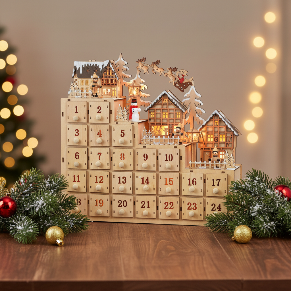 Klassische Weihnachtsdekoration