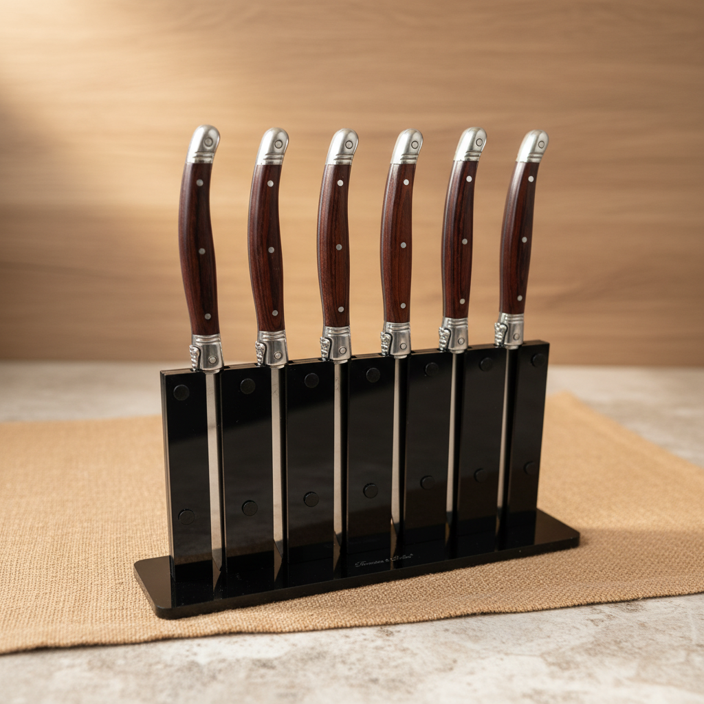 Laguiole Steakmesser Set im Ständer