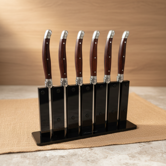 Laguiole Steakmesser Set im Ständer