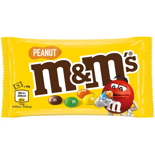 M&M'S Erdnuss 1×45g ab 50,--€ Bestellwert kostenlose Beigabe